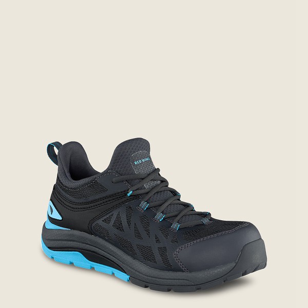 Chaussures de Travail Red Wing - Cooltech™ Athletics - Safety Toe - Noir/Bleu - Femme 527OBSIAE